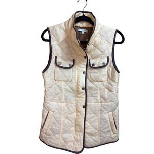 Young Threads Women’s Lightweight Brown Puffer Vest, Size S, GUC